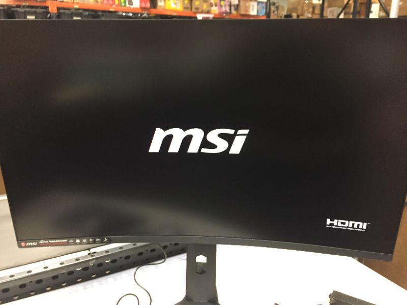 Photo 7 of MSI 32" Full HD RGB LED Non-Glare Super Narrow Bezel 1ms 2560 x 1440 144Hz Refresh Rate Free Sync Height Adjustable Curved Gaming Monitor (Optix MAG321CQR),Black
