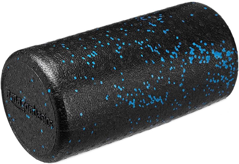 Photo 1 of Amazon Basics High-Density Round Foam Roller for Exercise, Massage, Muscle Recovery 18"