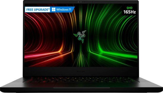 Photo 1 of Razer - Blade 14- 14" Gaming Laptop- QHD 165Hz- AMD Ryzen 9 5900HX- NVIDIA GeForce RTX 3070- 16GB RAM- 1TB SSD - Black
