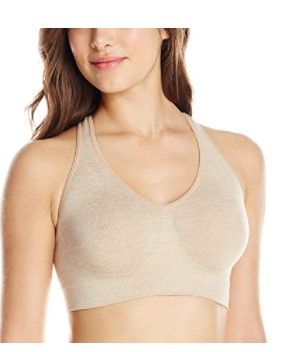 Photo 1 of Hanes Women's 2 Pack Cotton Pullover Low Impact Bra(colors May Vary)