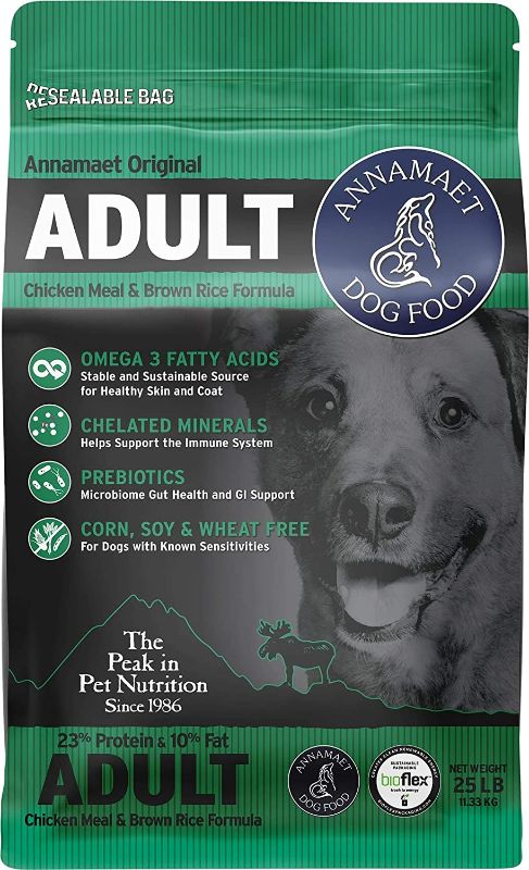 Photo 1 of Annamaet Original Adult Formula Dry Dog Food, 23% Protein (Chicken & Brown Rice)