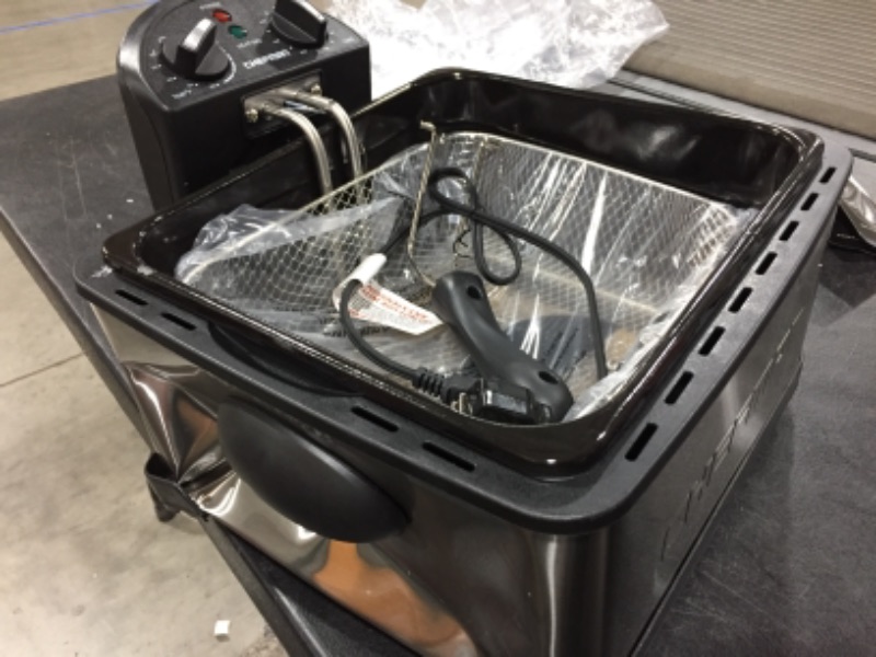 Photo 2 of Chefman 4.5 LITER Deep Fryer with Basket Strainer, XL Jumbo size, Adjustable TEM