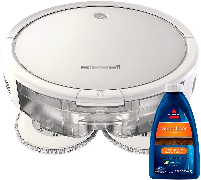 Photo 1 of Bissell SpinWave Hard Floor Expert Pet Robot, 2-in-1 Wet Mop and Dry Robot Vacuum, WiFi Connected with Structured Navigation, 3115