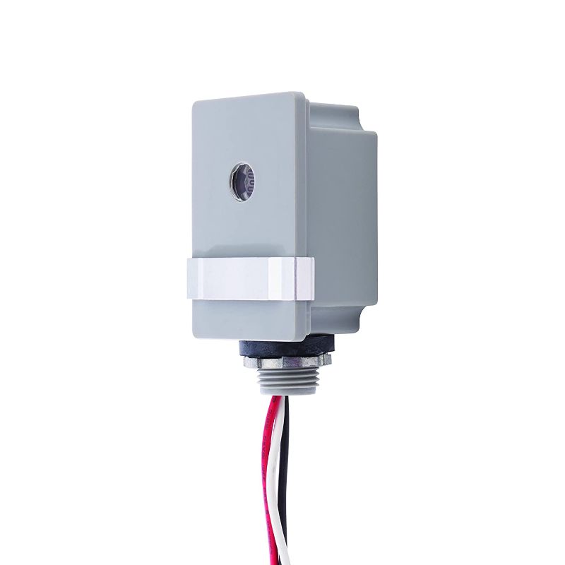 Photo 1 of NSi Industries TORK RKP201 Outdoor 120-Volt Stem Mount Photocontrol with Light Adjustment Bar - Controls Lighting Dusk to Dawn - Compatible with Incandescent/Compact Fluorescent/Halogen/LED