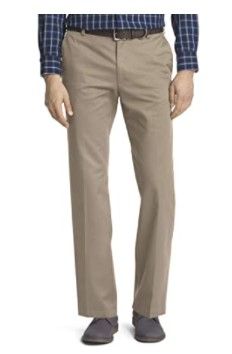Photo 1 of IZOD Men's American Chino Flat Front Straight Fit Pant 28 x 32