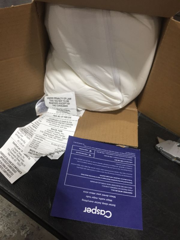 Photo 1 of Casper Sleep Pillow for Sleeping, Standard, White
