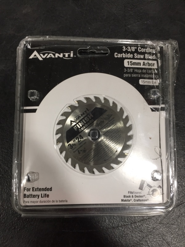 Photo 2 of 3-3/8 in. x 24-Tooth Finish Circular Saw Blade
