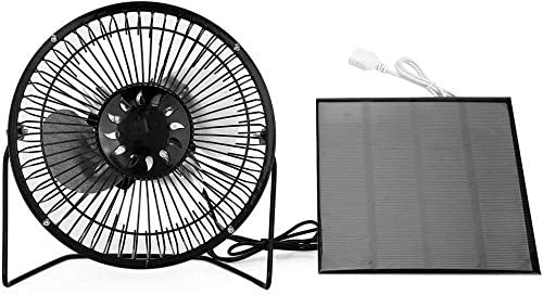 Photo 1 of Solar Panel Powered Fan, 4.5W 6V USB Solar Panel Powered Mini Portable Fan Solar Mini Exhaust Fan for Cooling Ventilation Home Travelling Fishing