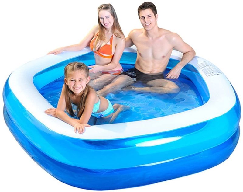 Photo 1 of JILONG SMALL INFLATABLE POOL BLUE WHITE