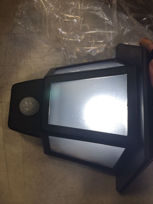 Photo 3 of Solar Powered Motion Sensor Wall Lights Outdoor Security Sconces LED Lantern MOUNTING HARDWARE INCLUDED