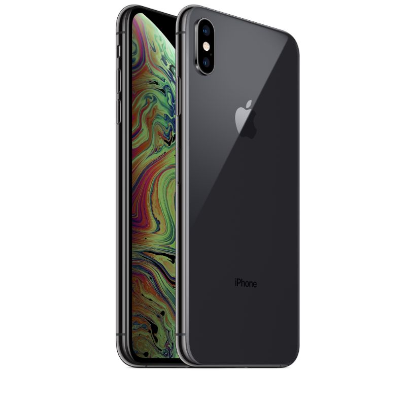 Photo 1 of IPHONE XS MAX, BLACK, ITUNES LOCKED, 6.4 INCH SCREEN, SCREEN PROTECTOR INSTALLED PARTS ONLY