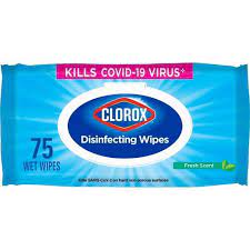 Photo 1 of Clorox Disinfecting Wipes - Fresh Scent - 75ct, PACK OF THREE