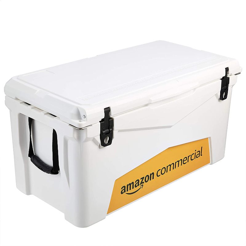 Photo 1 of AmazonCommercial Rotomolded Cooler, 75 Quart, White
