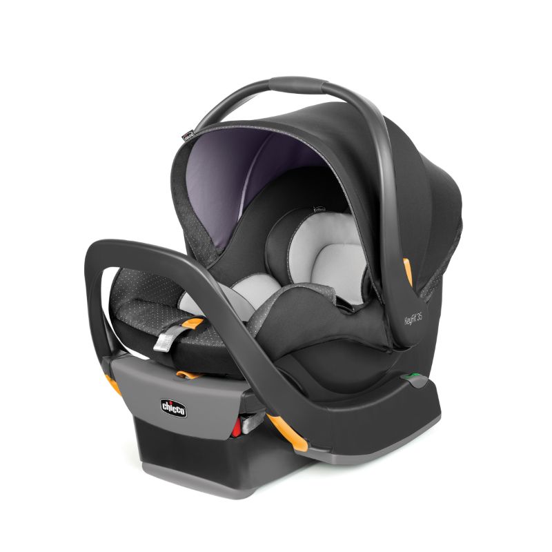 Photo 1 of Chicco KeyFit 35 ClearTex FR Chemical Free Extended Use Infant Car Seat with Base, Shadow (cove)