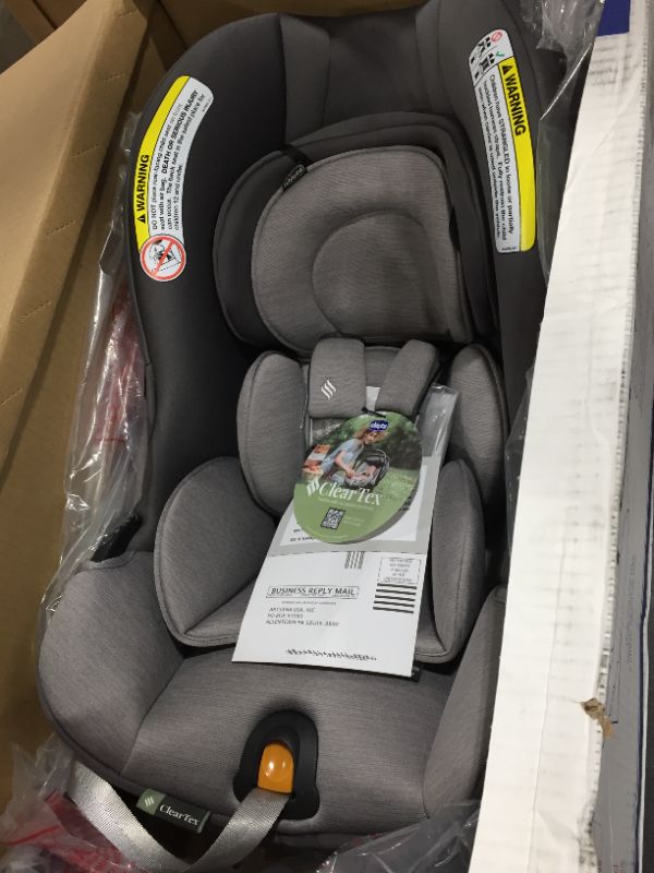 Photo 2 of Chicco KeyFit 35 ClearTex FR Chemical Free Extended Use Infant Car Seat with Base, Shadow (cove)