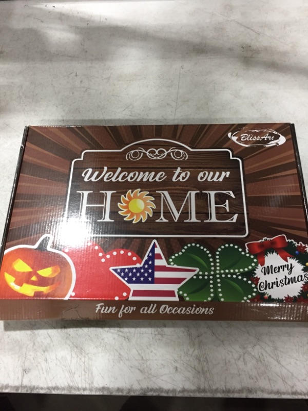 Photo 2 of BLISS ART Welcome to Our Home - Wood Grain Print Door & Wall Decoration Interchangeable Holiday Magnets Halloween, Easter, Fall, Christmas,...
PHOTO FOR REFERENCE. MAY VARY SLIGHTLY.