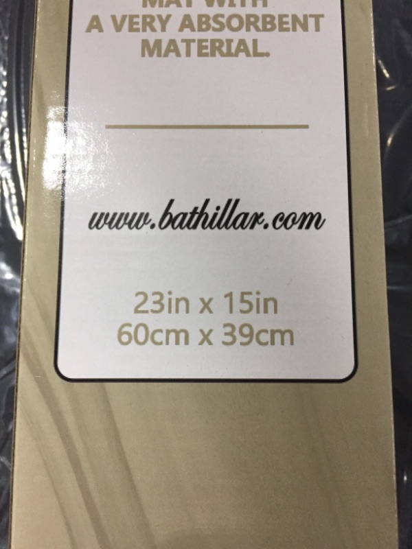 Photo 3 of BATHILLAR SOFT DIATOMITE BATH MAT