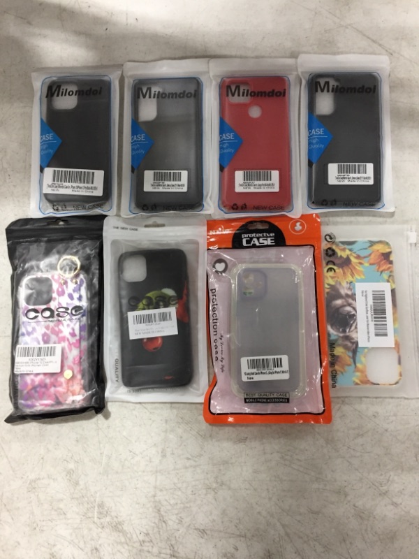 Photo 1 of VARIOUS SMARTPHONE CASES, SAMSUNG/APPLE/GOOGLE, LOT OF 8 CASES.