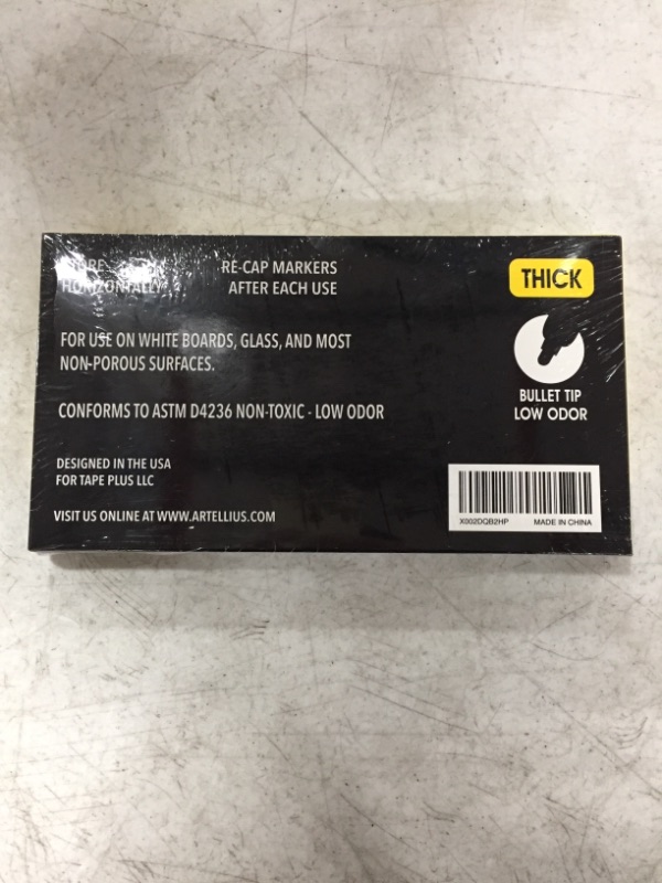 Photo 3 of Dry Erase Markers (12 Pack of Assorted Colors) Thick Barrel Design - Perfect Pens For Writing on Whiteboards, Dry-Erase Boards, Mirrors, Windows, & All White Board Surfaces

