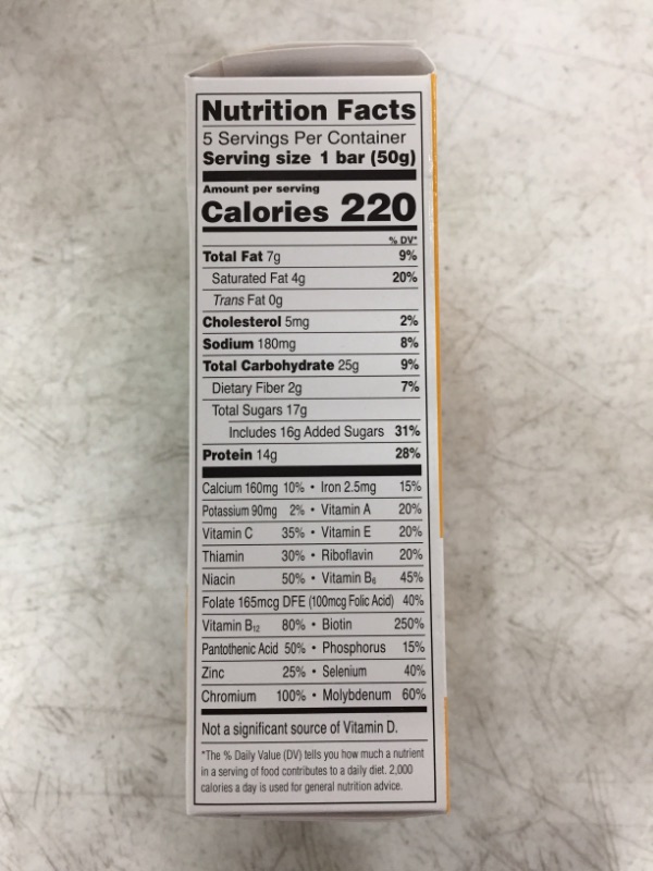 Photo 3 of Zone Perfect Nutrition Bars Fudge Graham - 5 CT. BEST BY MAR. 2022.
