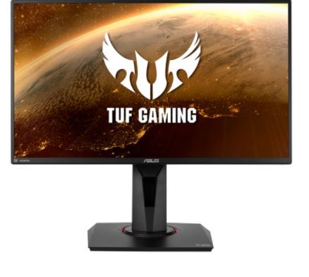 Photo 1 of ASUS TUF Gaming VG259QM 24.5inch Monitor, 1080P Full HD (1920 x 1080), Fast IPS, 280Hz (Supports 144Hz), G-SYNC Compatible, Extreme Low Motion Blur Sync, 1ms, DisplayHDR™ 400, DisplayPort HDMI
