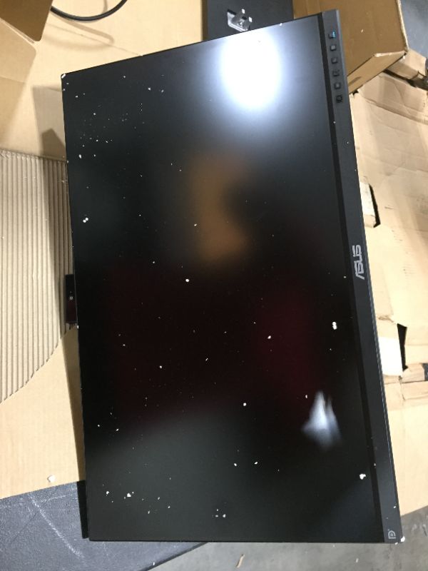 Photo 2 of ASUS 27” 1080P Video Conference Monitor (BE279QSK) - Full HD, IPS, Built-in Adjustable 2MP Webcam, Mic Array, Speakers, Eye Care, Wall Mountable, Frameless, HDMI, DisplayPort, VGA, Height Adjustable--- SOLD FOR PARTS ONLY 
