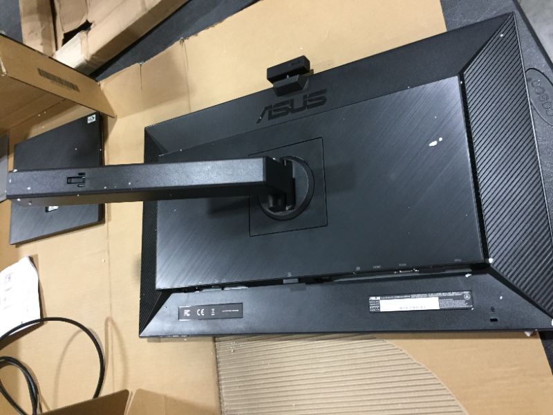 Photo 5 of ASUS 27” 1080P Video Conference Monitor (BE279QSK) - Full HD, IPS, Built-in Adjustable 2MP Webcam, Mic Array, Speakers, Eye Care, Wall Mountable, Frameless, HDMI, DisplayPort, VGA, Height Adjustable--- SOLD FOR PARTS ONLY 
