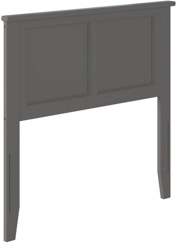 Photo 1 of Atlantic Furniture Madison Headboard, Twin, Grey
