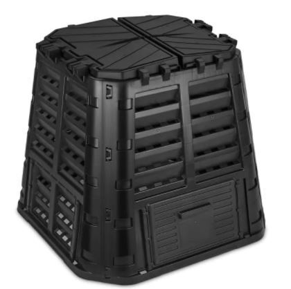 Photo 1 of 110 Gal. (420 l) Large Compost Bin -Easy Assembly, Lightweight Garden Composter Bin Made from Recycled Plastic,
