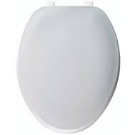 Photo 1 of Bemis 170-000 Economy Elongated White Toilet Seat
