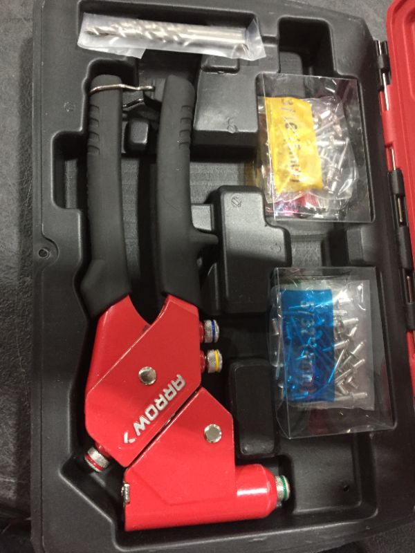 Photo 1 of Arrow RT187SHK 1-Handed Swivel Riveter Kit