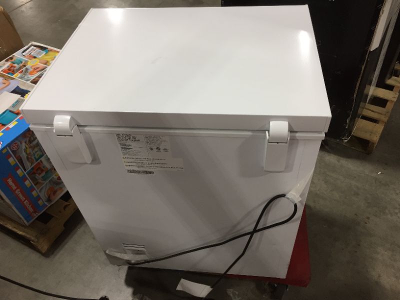 Photo 3 of Frigidaire 5 cu. ft. Chest Freezer in White
