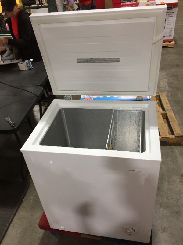 Photo 2 of Frigidaire 5 cu. ft. Chest Freezer in White
