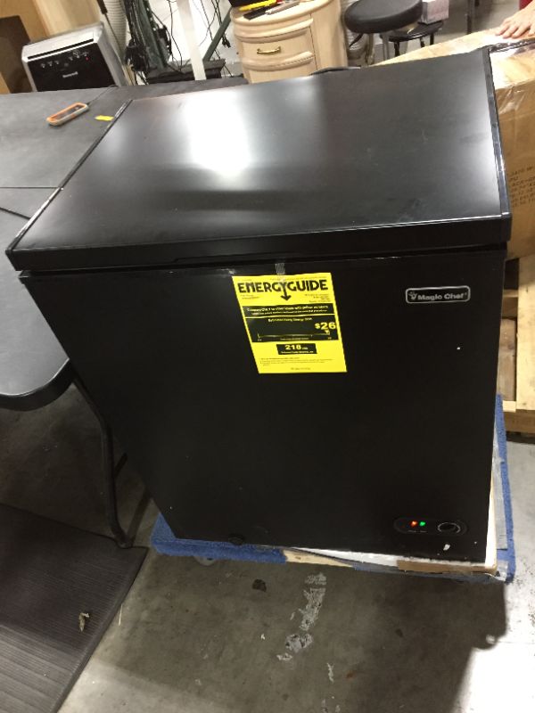 Photo 2 of 5.0 cu. ft. Chest Freezer in Black
