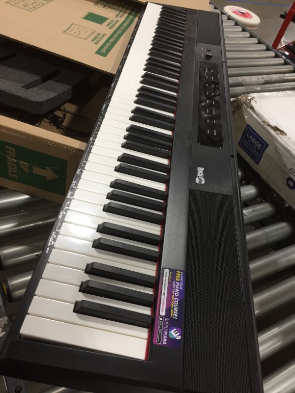 Photo 3 of RockJam 88-Key Beginner Digital Piano with Full-Size Semi-Weighted Keys