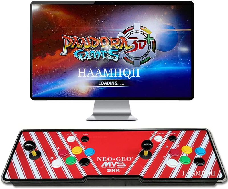 Photo 1 of 3D+ Pandora Games Arcade Game Console - 8000 Games Installed, WiFi Function to Add More Games, Support 3D Games, Search/Save/Hide/Pause Games, 1280x720 Full HD, Favorite List, 4 Players Online Game