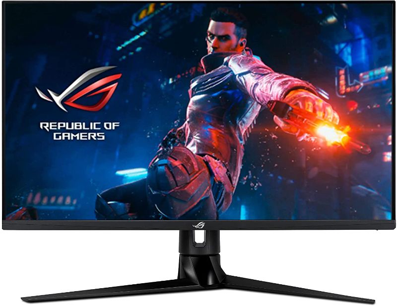 Photo 1 of ASUS ROG Swift PG32UQ 32” 4K HDR 144Hz DSC HDMI 2.1 Gaming Monitor, UHD (3840 x 2160), IPS, 1ms, G-SYNC Compatible, Extreme Low Motion Blur Sync, Eye Care, DisplayPort, USB, DisplayHDR 600