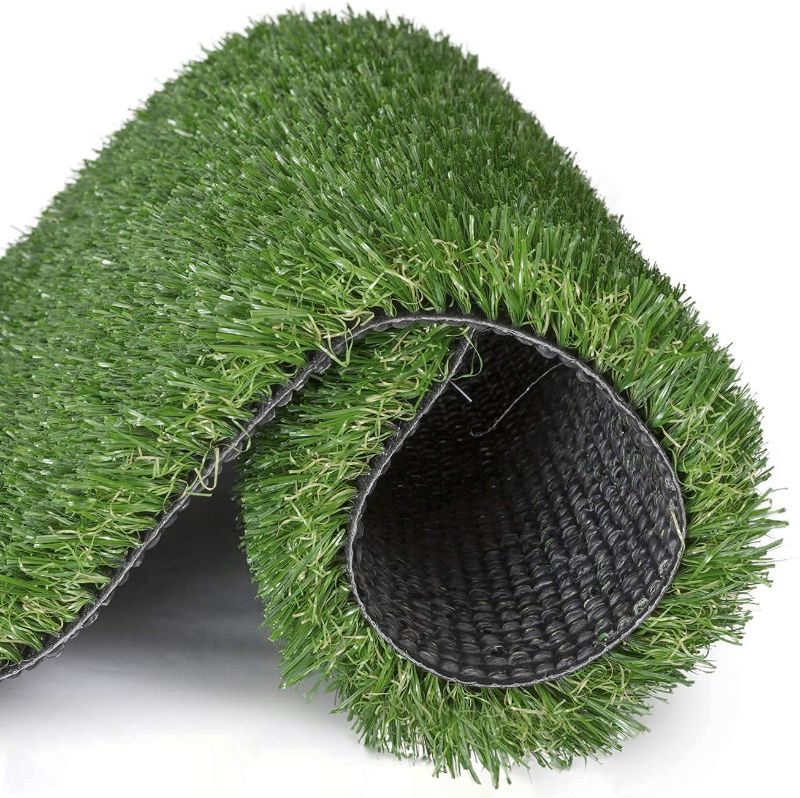 Photo 1 of Artificial lawn Artificial 7' x 15' Synthetic Turf Fake Grass Indoor Outdoor Landscape Pet Dog Area, Green
