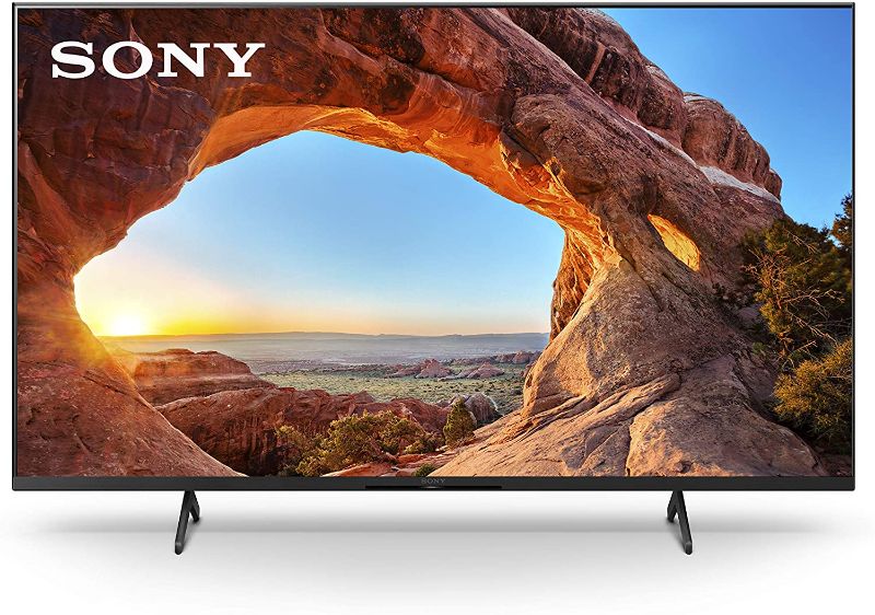 Photo 1 of Sony X85J 50 Inch TV: 4K Ultra HD LED Smart Google TV with Native 120HZ Refresh Rate, Dolby Vision HDR, and Alexa Compatibility KD50X85J- 2021 Model, Black--- parts only

