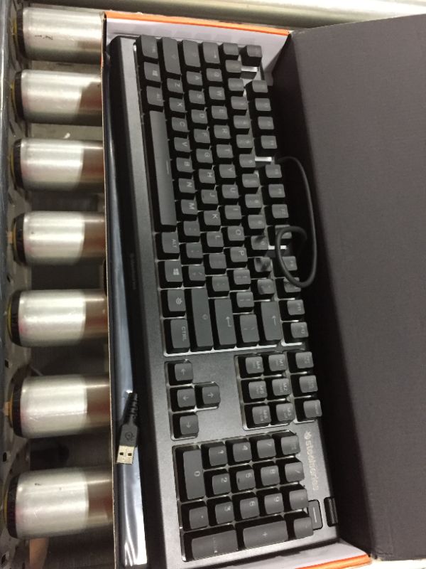 Photo 2 of SteelSeries Apex 3 RGB Gaming Keyboard Ip32 Water Resistant
