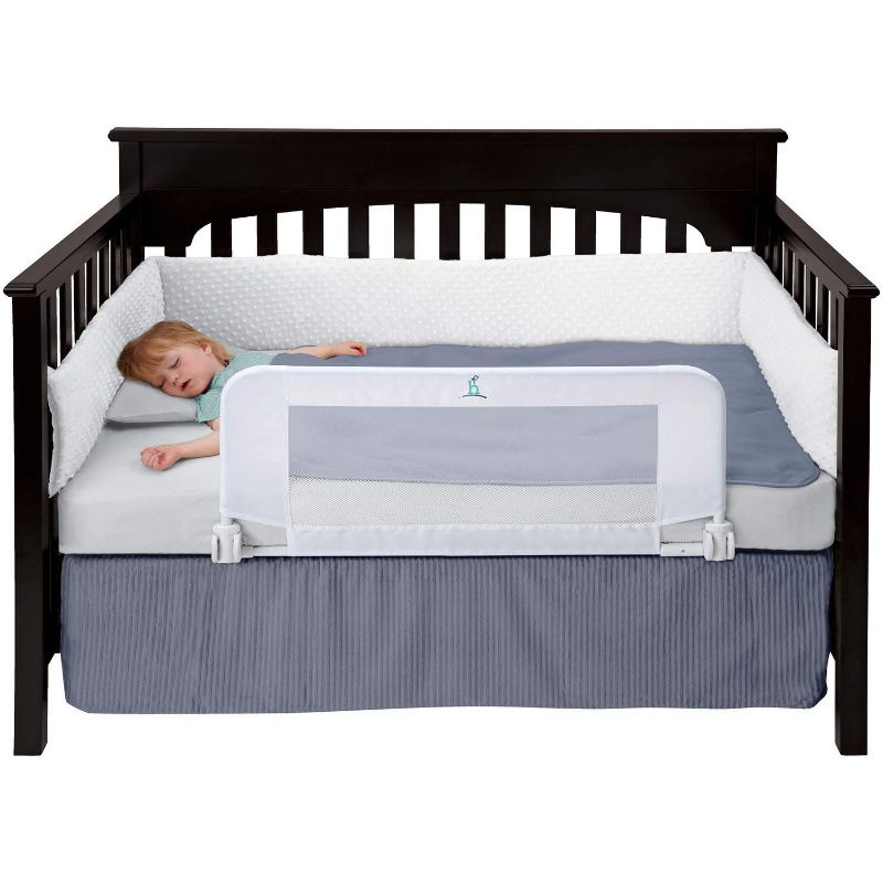 Photo 1 of hiccapop Convertible Crib Toddler Bed Rail Guard with Reinforced Anchor Safety
