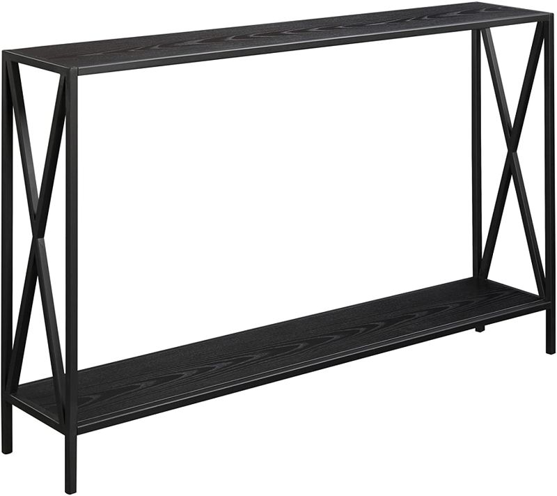 Photo 1 of Convenience Concepts Tucson Console Table, Black
