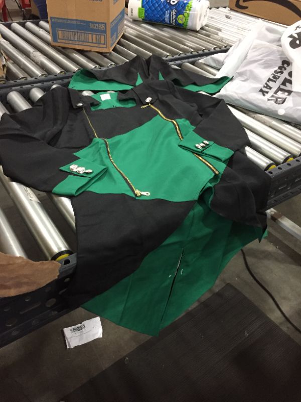 Photo 2 of  RULERCOSPLAY FASHION HOODIE FOR ASSASSIN'S CREED - BLACK AND GREEN. XL.
