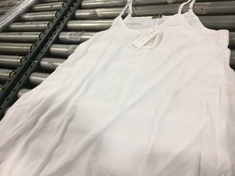 Photo 2 of Mixmax Womens Maxi Dress Casual Summer Long Boho Beach Sundress XL Size. White.
