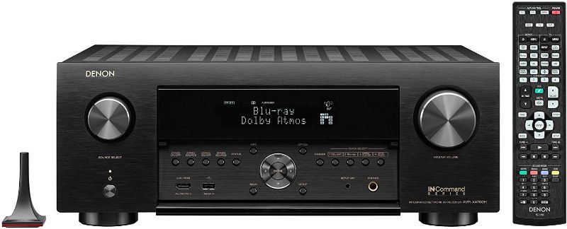 Photo 1 of Denon AVR-X4700H 8K Ultra HD 9.2 Channel (125 Watt X 9) AV Receiver 2020 Model - 3D Audio & Video with IMAX Enhanced, Built for Gaming, Music Streaming, Alexa + HEOS