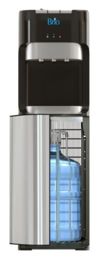 Photo 1 of Brio 400 Series Tri-Temperature Bottom Load Water Cooler Dispenser With Hot, Cold and Room Temperature Water, Holds 3 to 5 Gallons- UL Listed/Energy Star Approved