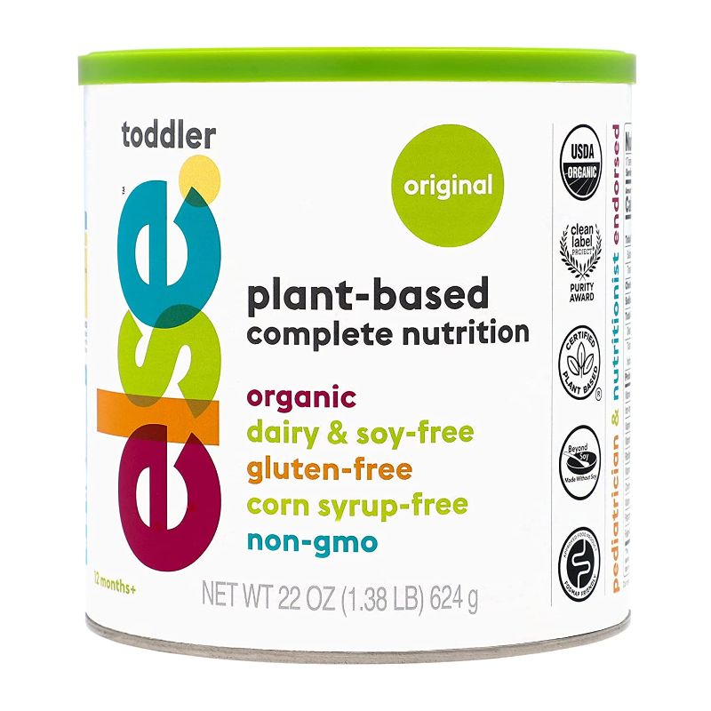 Photo 1 of Else Plant-Based Complete Nutrition Formula for Toddlers, 22 Oz., Dairy-Free, Soy-Free, Corn-Syrup Free, Gluten-Free, Non-GMO, Natural Ingredients, Vitamins and Minerals for 12 mo.+, Vegan, Organic