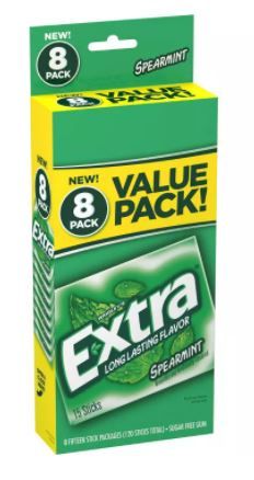 Photo 1 of `Extra Spearmint Sugar-Free Gum Value Pack - 120ct