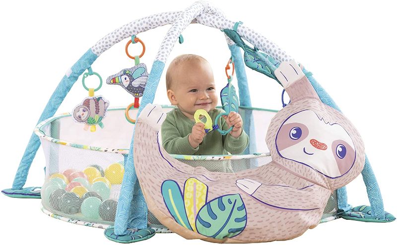 Photo 1 of Jumbo Baby Activity Gym & Ball Pit - Combination Baby Activity Gym and Ball Pit for Sensory Exploration and Motor Skill Development, for Newborns, Babies and Toddlers