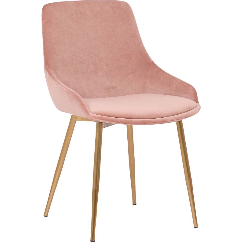 Photo 1 of Armen living bar stools velvet pink and gold...
